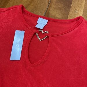 NWT.  Chico’s, women’s size 4/6 top.